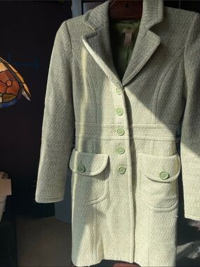 VINTAGE REFERENCE WOOL TWEED COAT